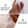 Lagringsflaskor 3 st Makep Remover Bottle Travel för makeup Dispenserar Clear Nail Polish Hair Shampoo Pump