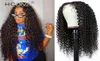 Brazilian Kinky Curly Human Hair 13x1 Lace Front Wigs with Baby Hair Pre Plucked Remy Virgin 150 Density 1030 inch Cheap Wholesa5705314