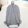 Frauen Rucksack Cord Design Schulrucksäcke Für Teenager Mädchen Tasche Gestreiften Rucksack Reisetaschen Soulder Mochila 240103