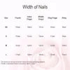 Handgemachte süße Press on Nails Korean Star Nails Wiederverwendbare selbstklebende Fake Nails Full Cover Lange Sargnagelspitzen Künstliche Maniküre 240104