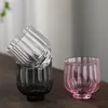 Japanese heat-resistant transparent tea cup, pink lady's master cup, petal water cup, lotus cup, flower tea fruit wine cup