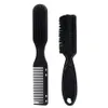 10st Barber Blade Cleaning Brush Professional Salon Double-Sided Hair Duster Fade Brush Tool Men Small Beard Shaving Brushes 240104