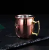 Mini tasses Mule de moscou pour Bar, tasse à Cocktail créative, petites tasses en cuivre, tasse à shot en acier inoxydable LT748