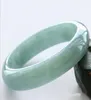 cercyate light Green Jade Bangle Chinese hand carved Jade bracelet5735208