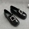 Kleid Schuhe Luxus Kristall Mary Janes Frauen Plattform High Heels Lolita 2024 Frühling Chunky Elegante Weibliche Zapatos Pumps
