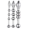 Newest Stainless Steel Urethral Sound Beads Penis Plug Insertion Sex Toys For Men Dilators Chastity Cbt Torture588