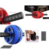 Ab Rollers Bauch-Übungsrad-Übungsgerät Fitness-Workout-Fitnessstudio für Arme Rücken Bauch-Kerntrainer T2005203724270 Drop Delivery Spor Dhtdk