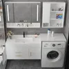 Bathroom Sink Faucets Cabinet Washing Machine All-in-One Balcony Combination Partner Washbasin Basin Wash Smart Mirror