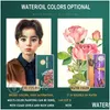 Pencils Wholesale 487210200 Professional Oil Color Pencil Set Watercolor Ding Colored With Storage Bag Coloured Kids Drop Delivery O Dhnq9