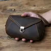 LEATHER LEATHER MENT MEN MEN MENT BAG CrazyHorse WEAIST TOP TOP LAYER COWHIDE CORCHED CROSSBODY COTTER NZPJ 240103