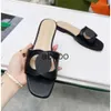 Pantoufles de créateurs G-slipper pantoufle diapositive femmes imbriquées sandales découpées chaussures dame tongs sans lacet plage glisser plat décontracté marche chaussures à prix réduits