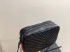 Nowa moda Tassel Camera Torba Minimalistyczna designerka Torba retro swobodne jedno ramię w torbie Crossbody Black Label torebka