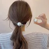 Hårtillbehör Rund Pearl Small Claw Half-Tie Ball Head Hairpin High Ponytail Styling Clip for Women Elegant