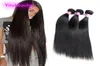 Brazilian Virgin Human Hair 3 Bundles 3040inch Long Inch Straight Hair Extensions Double Wefts 95100gpiece Bundles5024470