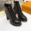 Jewelry Bracelet Luxury Brand L Leather Classic Heel Boots