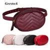 Geestock Mode Frauen Taille Packs Tasche für PU Leder Runde Gürtel Weibliche Luxus Fanny Pack Crossbody Brust Taschen Frau Handtasche 240103