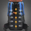 50L Man Backpack Sports Travel Backpacks Mountaineering Waterproof Bag Hiking Men Camping Climbing Rucksack 240103