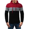 Sudaderas con capucha para hombre Sudadera con capucha reflectante Otoño e Invierno Color a juego a cuadros colorido suéter delgado con capucha zapatilla de casa interior