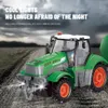 1 24 RC Car Four Channel Light Remote Control Farmer Series Wood Transport Dump Truck Electric Kids Toys Gift 240104