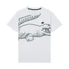 Designer Men T Shirt Bordado de bordado Summer Crocodile Mujeres Animales Impresión Homme Extrazed Manga corta Top Ctton Loose Clothing