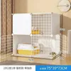 Cat Carriers Street Large Hiding House Accessoarer Panoramic Villa lyx Transparent Cage Modern Pour Chat House Hy Hy