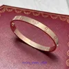 Trend, Mode, vielseitiger Schmuck, gut, schön, Autoreifen, High Edition, Karte, Zuhause, weit, voller Himmel, Stern, Nagelarmband, Damen, dicke Beschichtung, 18 Karat Rose, mit Originalverpackung