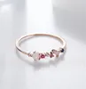 High Quality Opal Stone Colorful Cubic Zircon Ring for Women Rose Gold Color Unique Design5149466
