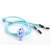 20pcs Elastic Kids Nylon Sun Glasses cord with adjustable button AntiSlip child Eyeglasses Strap Neck Cord 240103
