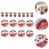 Wegwerpservies 40 stuks bord papieren borden dessert kerstfeestaccessoires witte kartonnen borden