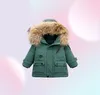 2021 Vestes d'hiver pour garçons enfants combinaisons de neige fille vers le bas manteau de parka en fourrure naturelle vêtements d'extérieur pour enfants salopette chaude combinaison pour bébé G4978790