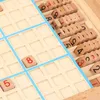 Sudoku Crucigramas Montessori Dígitos Educativos de Madera Juegos de Lógica de Inferencia Cuadrado Latino Rompecabezas de Matemáticas Número Lugar Juguetes 240104