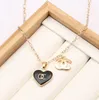 20style Luxury Designer Brand Letter Pendant Necklaces Chain 18K Gold Plated Crystal Rhinestone Sweater Newklace for Women Wedding Jewerlry Accessories