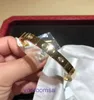 High Quality Car tiress 18k Gold Holiday Gift Bracelet Jewelry 18K for Men and Women Simple Light Luxury Edition Fashion Rose Screw Valentin With Original Box