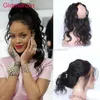 Closures Glamorous 100% Original Human Hair Closure Body Wave Virgin Hair 360 Lace Frontal Closure 820inch 360 Frontal Closures for black