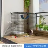 Cat Carriers Street Large Hiding House Accessoarer Panoramic Villa lyx Transparent Cage Modern Pour Chat House Hy Hy