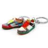 Wholesale Designer Sneaker Keychains Trendy PVC Sport Shoes Key Chain 3D Shoes Keychain Bag Pendant Popular Accessories 47 Option LL