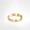 Love Screw Band Ring Classic Fashion Design design Titanium Steel Jewelry Men Promers Promets Femmes Anneaux de mariage