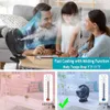 Electric Fans 10000mAh Battery Operated Wireless Clip Water Mist Fan USB Rechargeable Outdoor Camping Portable Electric Air Cooling Spray Fan YQ240104