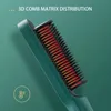 Electric Comb Multifunktionell rak hårstrånare Comb Negativ Jon Anti Salding Styling Tool rätborste 240104