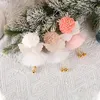 Decoraciones navideñas para niña, colgante de muñeca con cuerno de ciervo, vestido de hilo, árbol de Ángel, decoración navideña de felpa, regalos de año