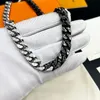 Ожерелье-цепочка с кубинскими звеньями T GG, титановая цепочка со льдом, дизайнерское ожерелье для мужчин, ожерелье-цепочка для тенниса, разные цвета