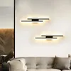Vägglampan sconce belysning inomhus LED -fixturer moderna lampor vardagsrum sovrummet säng nordisk kreativ trappa korridor