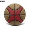 WADE Legal Original IndoorOutdoor PU Leather Ball for School Basketball Size 7 Adult Bola With Free PumpPinNetBag 240103