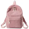 Frauen Rucksack Cord Design Schulrucksäcke Für Teenager Mädchen Tasche Gestreiften Rucksack Reisetaschen Soulder Mochila 240103