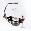 Creative Metal Wine Rack Hanging Glass Holder Bar Stand Bracket Display 240104