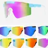 2023 Original Pits VIPERS Sport Google TR90 polarisé pour hommes / femmes lunettes coupe-vent en plein air 100% UV miroir cadeau lunettes de soleil avec boîte50