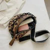 Women's Waist Bag High Quality Canvas Chest Pack Fashion Leopard Print Shoulder Fanny Female Autumn Trend Belt Bags 240103