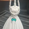 Caldo San Valentino Compleanno Regalo di Natale Collana d'amore in argento 925 Collana di gioielli da sposa Collana di design Collane con ciondolo a cuore per gioielli da donna Migliore qualità