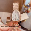 Designer Women Watch Women Luxury Diamond Gold Watch Pearl Surface Quartz 904L Rostfritt stål Vattentät Watch Montre de Luxe