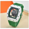 Fantastische ontwerper Mechanische R i c h a r d Luxe Superclone Mannelijke polshorloges RM055 JG3F AAA Automatisch uurwerk Waterdicht horloge Anti-kras Saffierspiegel O29F